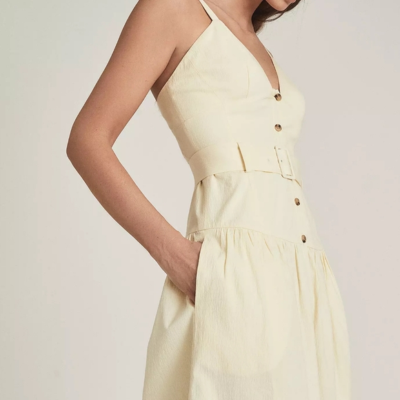 NWT REISS | Vita Button Through Midi Sundress - Picture 9 of 10